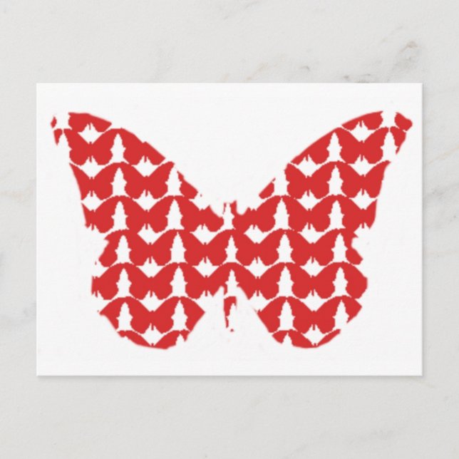 Butterflies Postcard (Front)