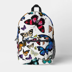 Butterflies Printed Backpack