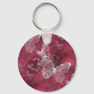 butterflies-red No.1 Key Chain