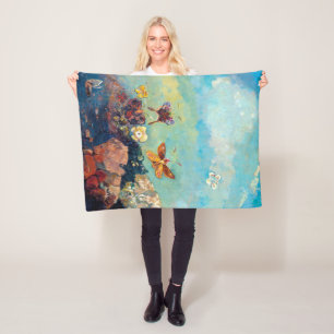 Butterflies, Redon Fleece Blanket