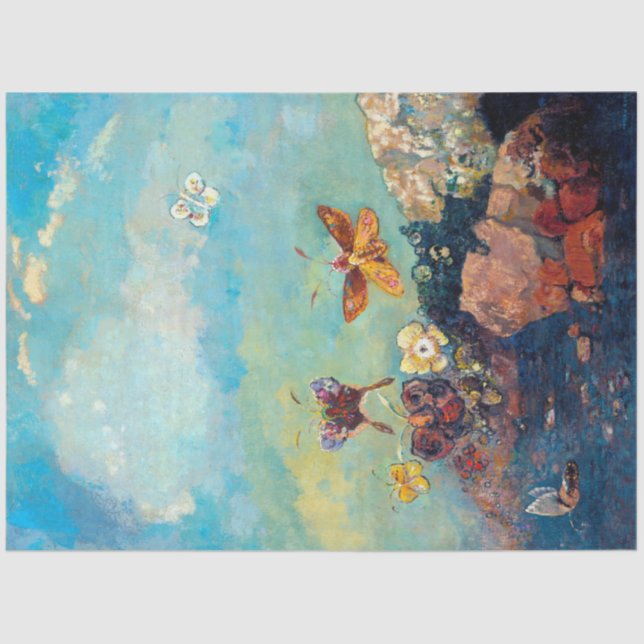 Butterflies, Redon Tissue Paper (Front)