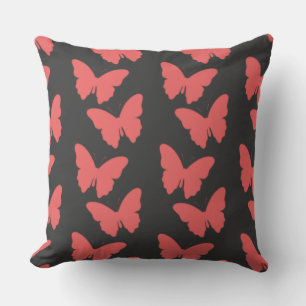 Butterflies Seamless Pattern Cushion
