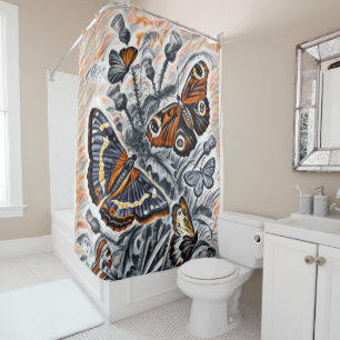 Butterflies Shower Curtain