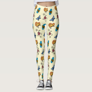 Butterflies Snails Insects Thunder_Cove Leggings