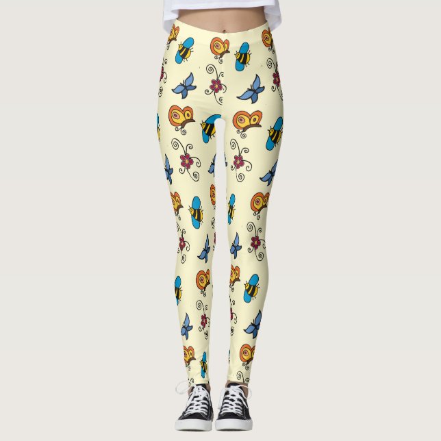 Butterflies Snails Insects Thunder_Cove Leggings (Front)