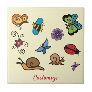 Butterflies Snails Insects Thunder_Cove Tile