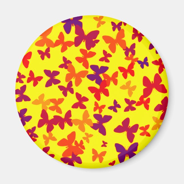 Butterflies Summer Fun Magnet (Front)
