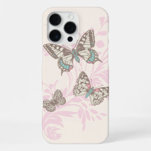 Butterflies swallowtail painted lady inked art iPhone 16 pro max case