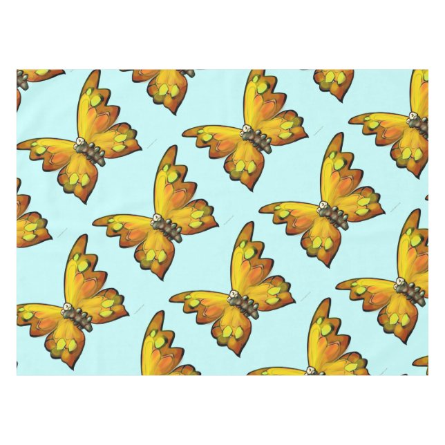 Butterflies Tablecloth (Front (Horizontal))