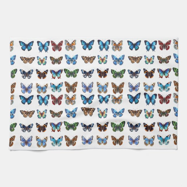 Butterflies Tea Towel (Horizontal)