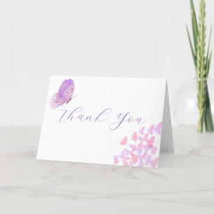 Butterflies Thank You Card