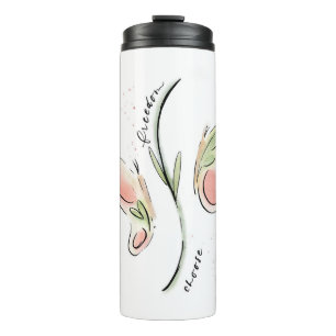 Butterflies Thermal Tumbler Choose Freedom Quote