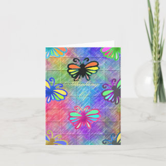 Butterflies Thinking Of You... Card