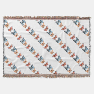 Butterflies Throw Blanket