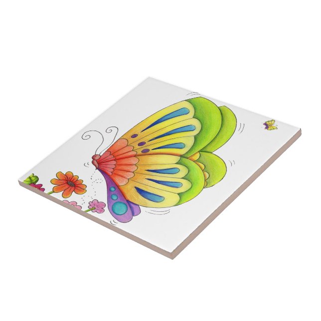 Butterflies Tile (Side)