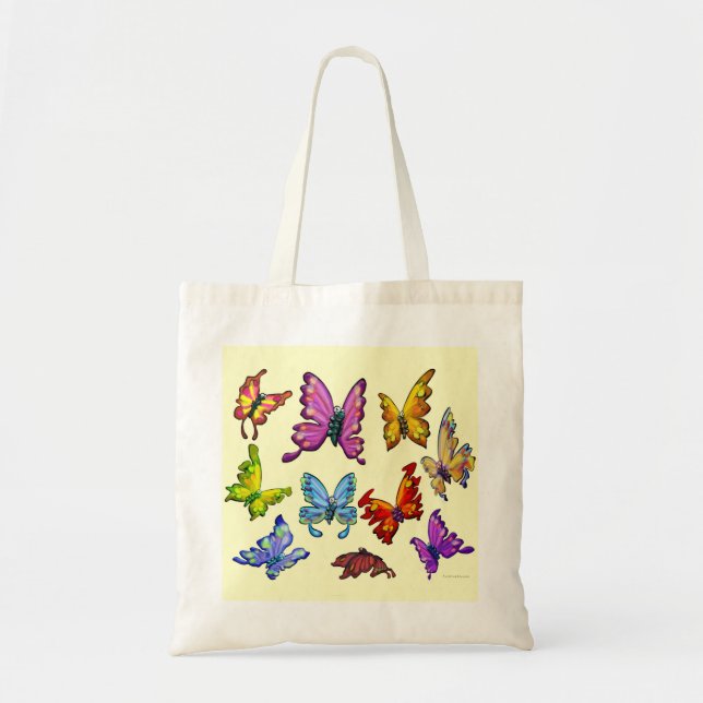 Butterflies Tote Bag (Front)