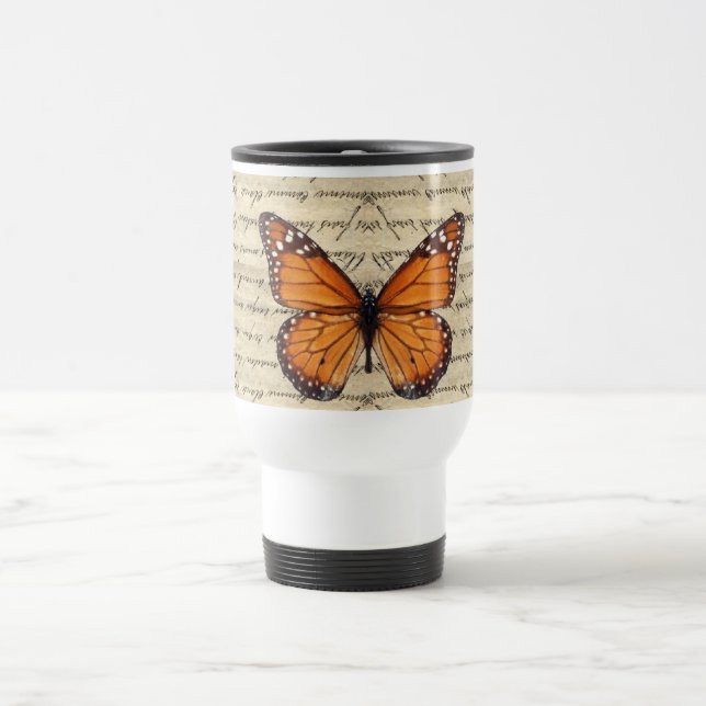 butterflies travel mug (Center)