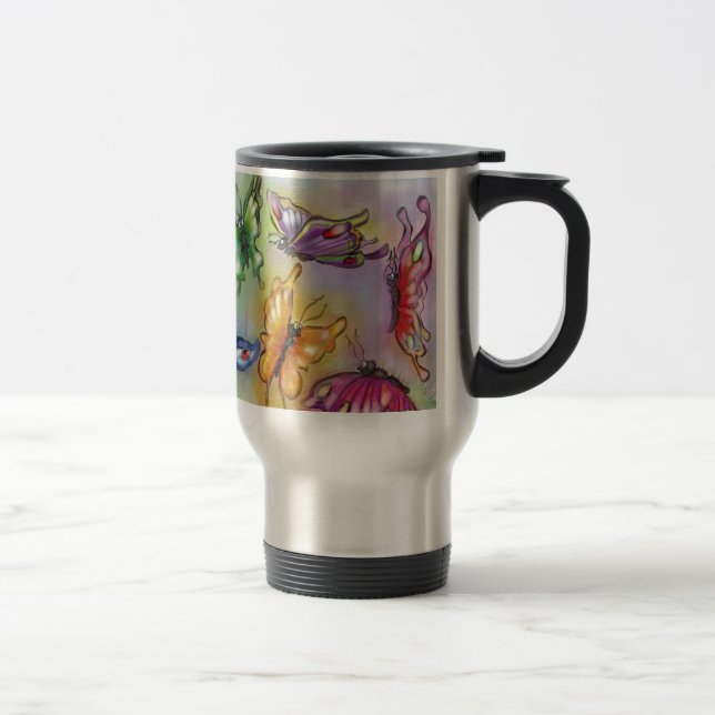 Butterflies Travel Mug (Right)