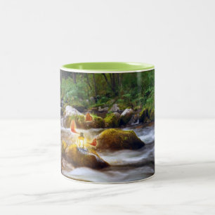 Butterflies Two-Tone Coffee Mug