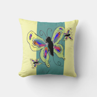 Butterflies Two Toned Cushion