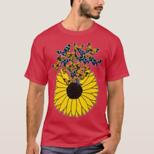 Butterflies With Sunflower T-Shirt