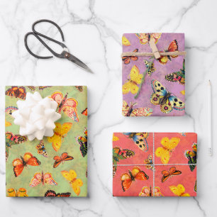 Butterflies Wrapping Paper Sheets