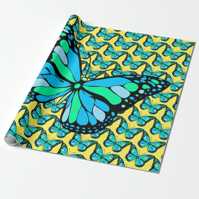 BUTTERFLY-21     WRAPPING PAPER (Unrolled)