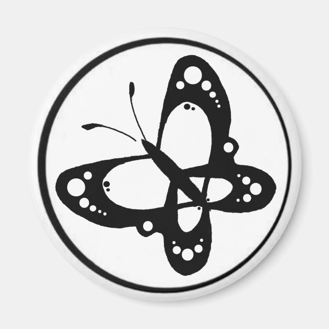 butterfly 221 magnet (Front)