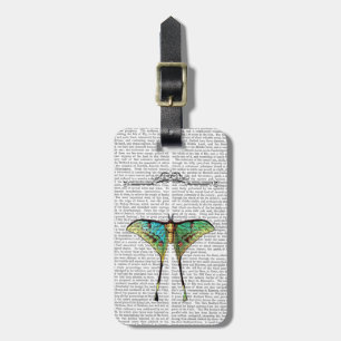 Butterfly 2 luggage tag
