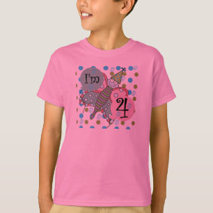 Butterfly 4th Birthday Tshirts and Gifts