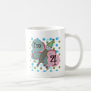 Butterfly 4th Birthday Tshirts and Gifts Coffee Mug