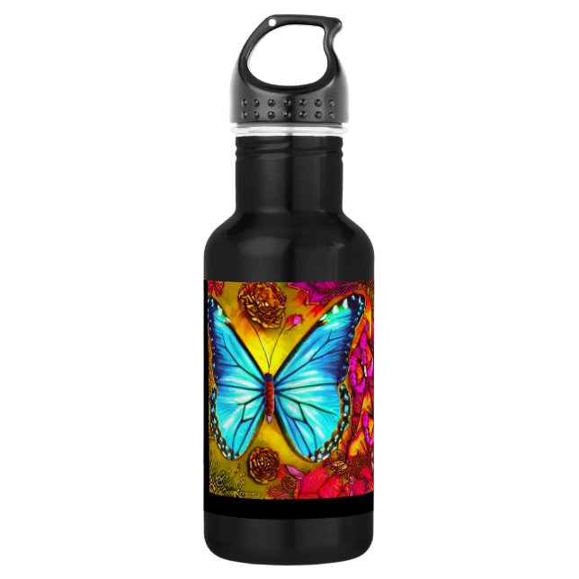 Butterfly 532 Ml Water Bottle (Front)
