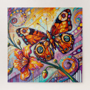 Butterfly 600 Piece Square Puzzle