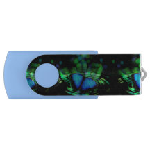 Butterfly 8 GB Swivel USB Flash Drive