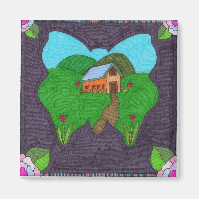 Butterfly--A vision Magnet (Front)