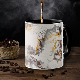 Butterfly - abstract acryl coffee mug
