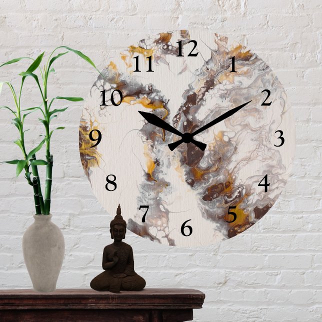 Butterfly - abstract acryl round clock (Creator Uploaded)