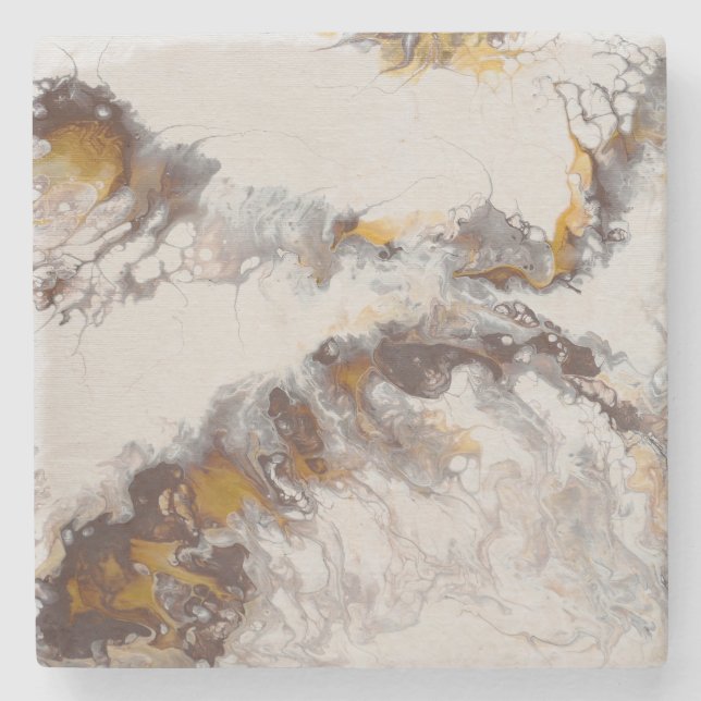 Butterfly - abstract acryl stone coaster (Front)