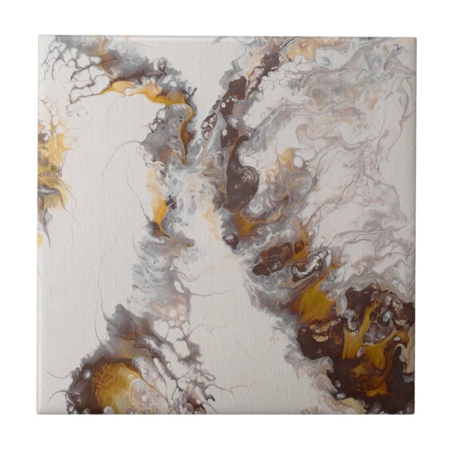 Butterfly - abstract acryl tile (Front)