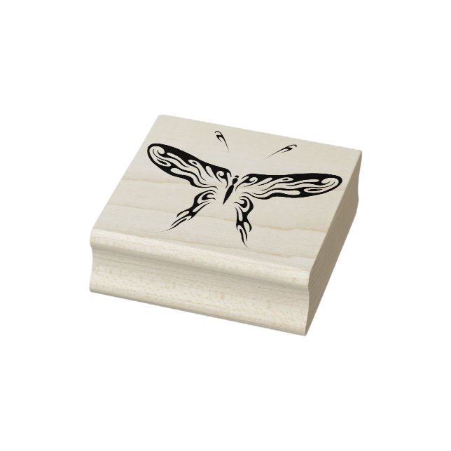 butterfly abstract art stamp (Stamp)