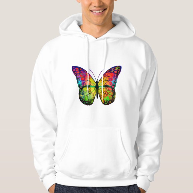 BUTTERFLY ABSTRACT HOODIE (Front)