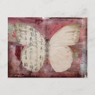 butterfly abstract postcard