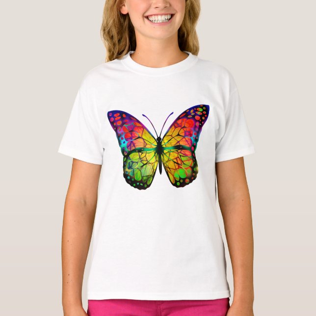 BUTTERFLY ABSTRACT T-Shirt (Front)