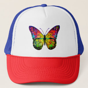BUTTERFLY ABSTRACT TRUCKER HAT