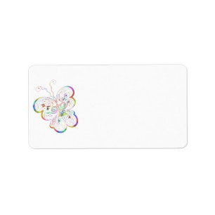 Butterfly Address Label