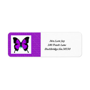 Butterfly Address Lables