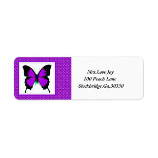 Butterfly Address Lables