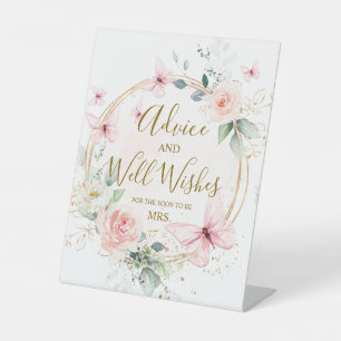 Butterfly Advice and Well Wishes Sign