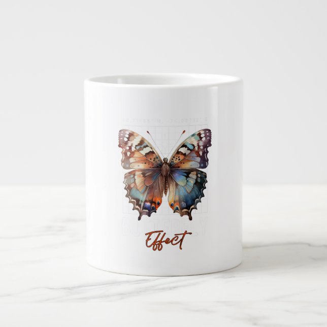 Butterfly Aesthetic | Nature Inspired Design Large Coffee Mug (Front)