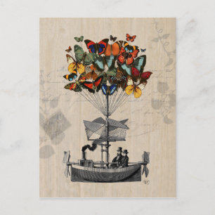 Butterfly Airship 2 Postcard